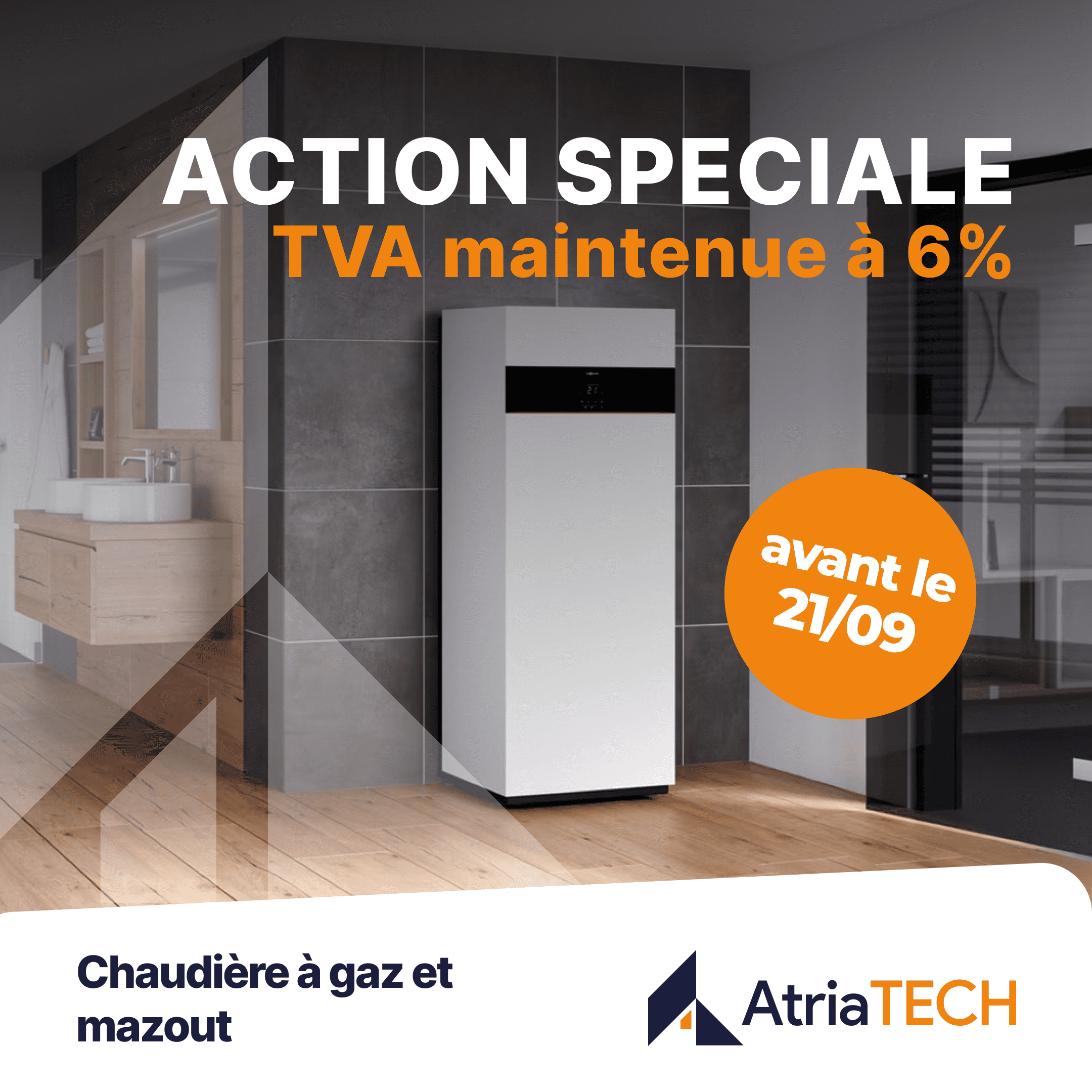 TVA réduite chaudière