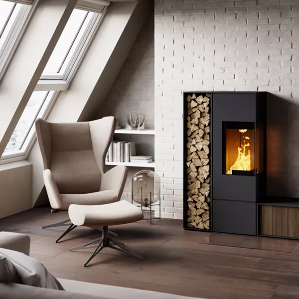 Poêlerie - Poêle à bois Rika